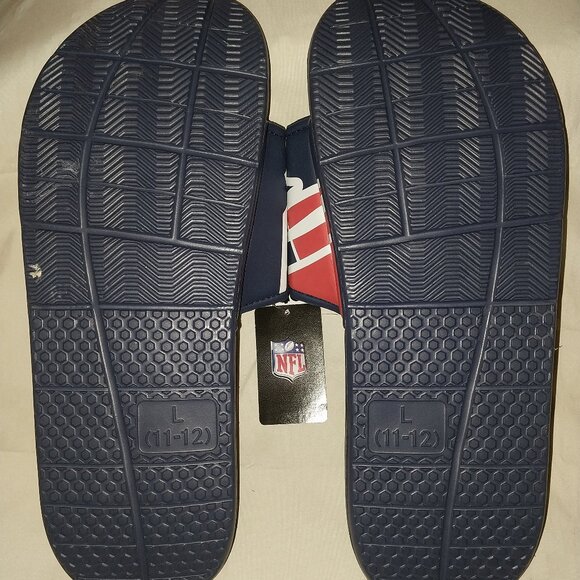 FOCO New England Patriots Slide Sandals Size 11-12 - Picture 4 of 5